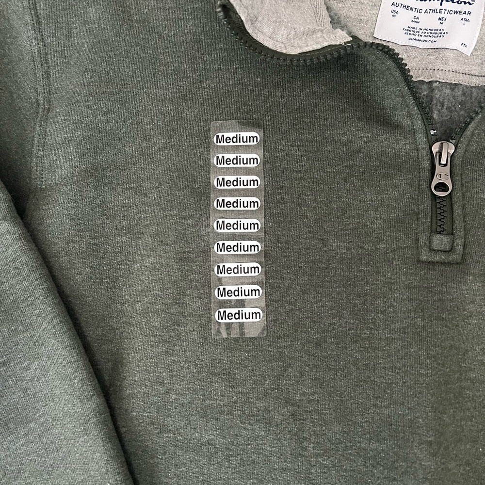 Mens Champion Half zip Pullover Sweatshirt NWT - Picture 3 of 4